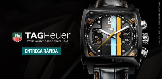 Ele voltou Rel gio Tag Heuer Monaco. Design sofisticado par